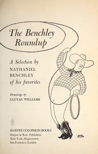 Tapa de The Benchley Roundup (Harper Colophon, CN 461)