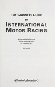 Tapa de The Guinness guide to international motor racing