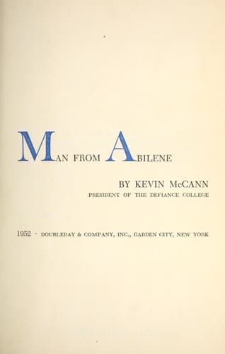 Tapa de Man from Abilene