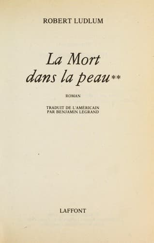 Tapa de La mort dans la peau