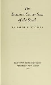 Tapa de The secession conventions of the South
