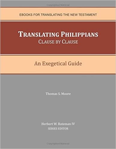 Tapa de Translating Philippians Clause by Clause: