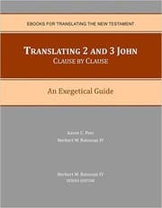 Tapa de Translating 2 and 3 John Clause By Clause