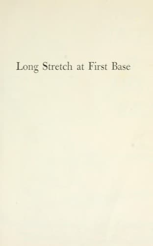 Tapa de Long Stretch at First Base