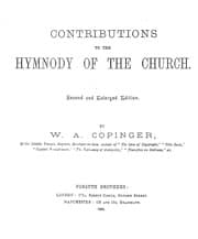 Tapa de Contributions to the hymnody of the church..