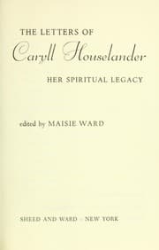 Tapa de The letters of Caryll Houselander