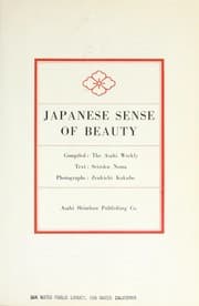 Tapa de Japanese sense of beauty
