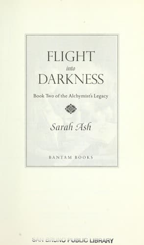 Tapa de Flight into darkness
