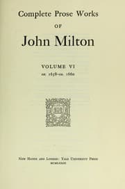 Tapa de Complete prose works of John Milton