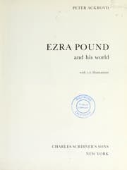 Tapa de Ezra Pound and his world