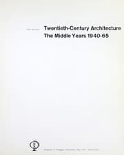 Tapa de Twentieth-century architecture