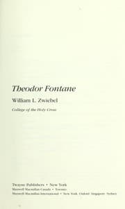 Tapa de Theodor Fontane