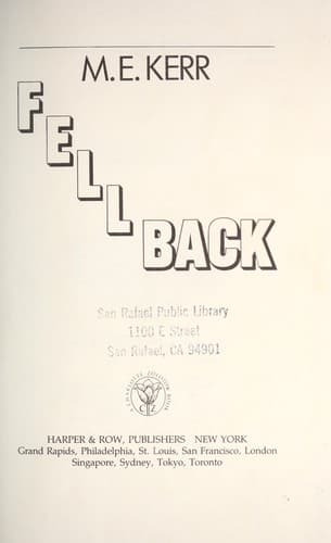 Tapa de Fell back