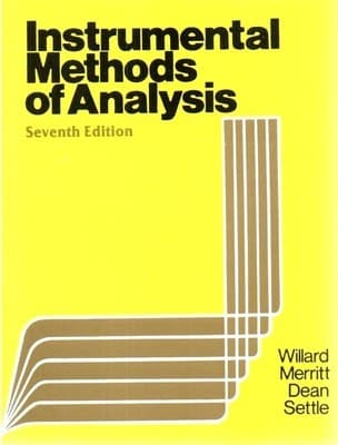 Tapa de Instrumental Methods of Analysis