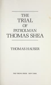 Tapa de The trial of Patrolman Thomas Shea