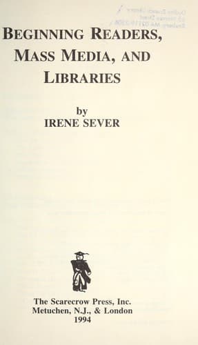 Tapa de Beginning readers, mass media, and libraries