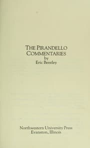 Tapa de The Pirandello commentaries