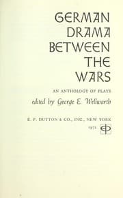 Tapa de German drama between the wars
