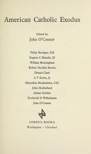 Tapa de American Catholic exodus