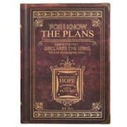 Tapa de For I Know the Plans Journal Brown
