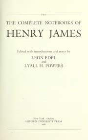 Tapa de The complete notebooks of Henry James