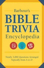 Tapa de Barbour's Bible Trivia Encyclopedia
