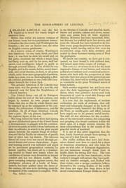 Tapa de The biographers of Lincoln