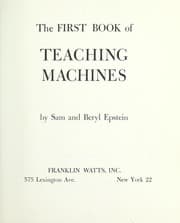 Tapa de The First Book of Teaching Machines