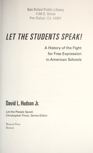 Tapa de Let the students speak!