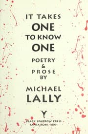 Tapa de It takes one to know one : poetry & prose