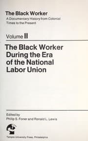 Tapa de The Black worker