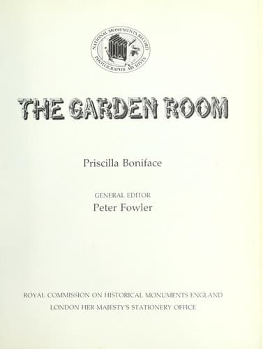Tapa de The garden room