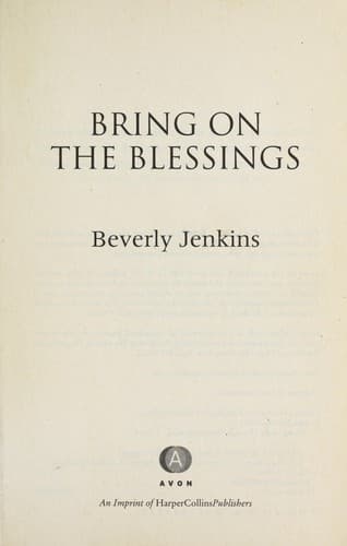 Tapa de Bring on the blessings