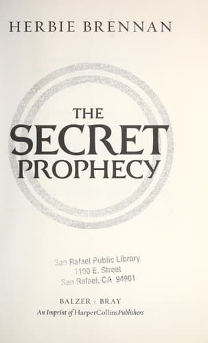 Tapa de The secret prophecy