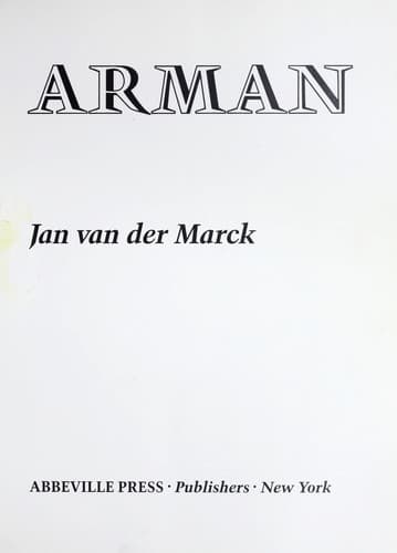 Tapa de Arman