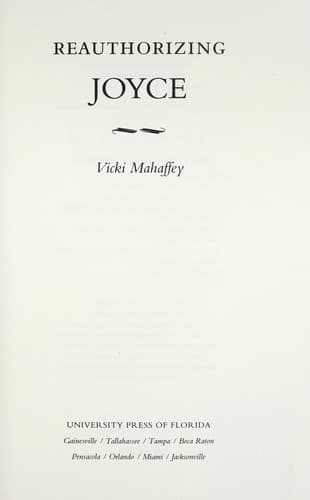 Tapa de Reauthorizing Joyce