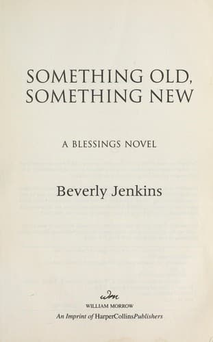 Tapa de Something old, something new