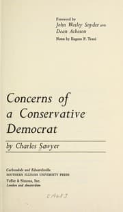 Tapa de Concerns of a conservative Democrat