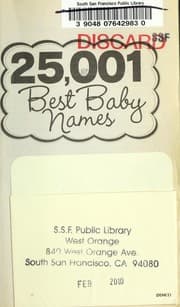 Tapa de 25,001 best baby names