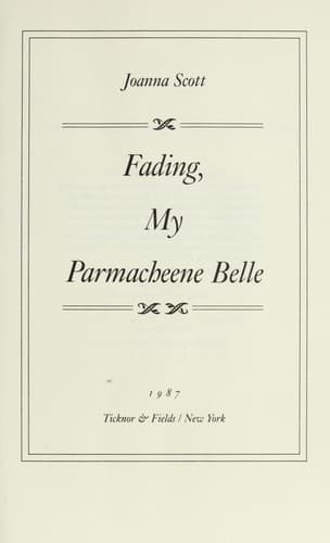 Tapa de Fading, my Parmacheene belle