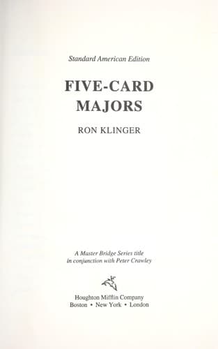 Tapa de 5 CARD MAJORS PA