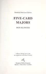 Tapa de 5 CARD MAJORS PA