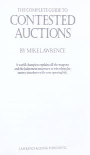 Tapa de The complete guide to contested auctions