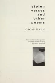 Tapa de Stolen verses and other poems