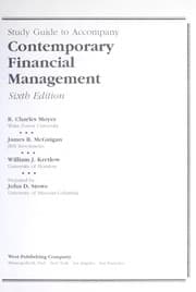 Tapa de Study Guide Contemporary Financial Guide