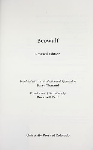 Tapa de Beowulf