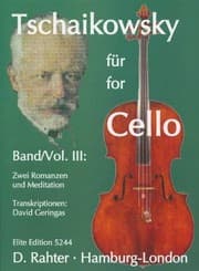 Tapa de Tschaikowsky für Cello
