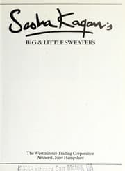 Tapa de Sasha Kagan's big & little sweaters