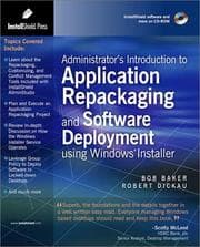 Tapa de Administrator's Introduction to Application Repackaging and Software Deployment using Windows Installer