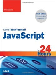 Tapa de Sams Teach Yourself JavaScript in 24 Hours
